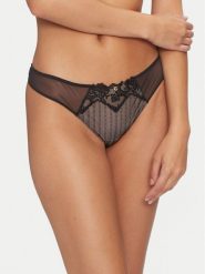 Chantelle Stringi Cabaret Sauvage C13YG0 Czarny. Czarne stringi damskie Chantelle, bez wzorów, z syntetyku. Za 129.99 zł.