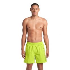 Spodenki plażowe Arena Logotype Beach Boxer. Zielone kąpielówki męskie Arena, l, bez wzorów, do pływania. Za 129.99 zł.