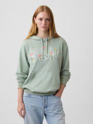 GAP Bluza w kolorze jasnozielonym rozmiar: XXL. Zielone bluzy z nadrukiem damskie GAP, xxl. Za 184.95 zł.