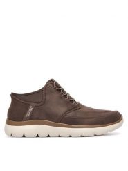 Skechers Półbuty Summits-Siegul 232927/CHOC Brązowy. Brązowe półbuty męskie Skechers, ze skóry, bez zapięcia. Za 359.99 zł.