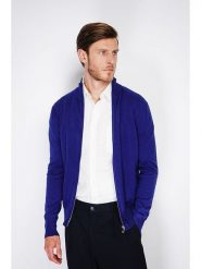 William de Faye Kardigan w kolorze niebieskim rozmiar: 42. Niebieskie kardigany męskie William De Faye, bez wzorów, z kaszmiru, klasyczne, bez kołnierzyka. Za 173.99 zł.