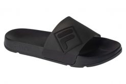 Klapki na basen męskie, Morro Bay Lugo Slipper. Czarne klapki i japonki męskie Fila, z materiału. Za 99.00 zł.