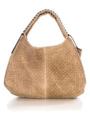 Lucca Baldi Skórzany shopper bag "Pitigliano" w kolorze beżowym - 41 x 34 x 30 cm rozmiar: onesize. Brązowe shopper bag damskie Lucca Baldi, bez wzorów, z materiału, na ramię, bez dodatków. Za 393.45 zł.