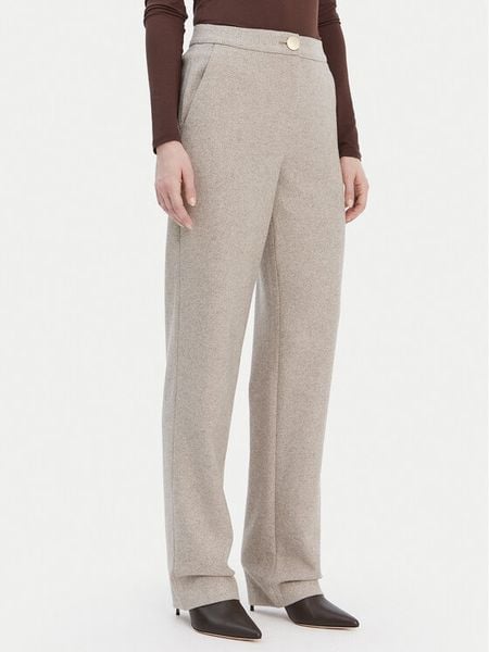 Armani Exchange Spodnie materiałowe XW000723 AF16146 M1088 Beżowy Regular Fit. Brązowe spodnie materiałowe damskie Armani Exchange, bez wzorów, z materiału. Za 889.99 zł.