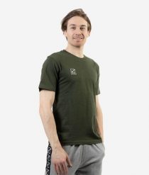 T-shirt Givova Cotone Verde Militar Green 2xl. Brązowe t-shirty męskie Givova, m, z aplikacjami, z bawełny, bez kołnierzyka. Za 66.25 zł.