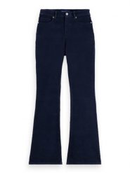 Scotch & Soda Dżinsy - Flared fit - w kolorze granatowym rozmiar: W27/L32. Niebieskie jeansy damskie Scotch & Soda, z podwyższonym stanem. Za 175.67 zł.