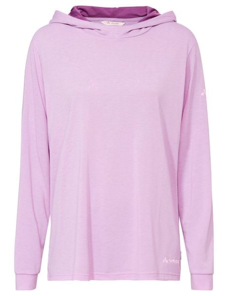Bluza damska Mineo LS Hoody. Czerwone bluzy z kapturem damskie Vaude, na jesień, z materiału. Za 339.00 zł.
