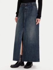 G-Star Raw Spódnica jeansowa D25979-D577 Granatowy Baggy Fit. Niebieskie spódniczki damskie G-Star Raw, bez wzorów, z bawełny, retro. Za 459.99 zł.