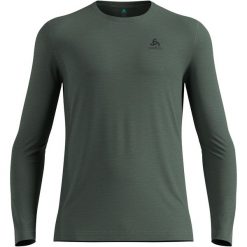 Bielizna termoaktywna z krótkim rękawem Odlo BL TOP crew neck l/s MERINO 160. Szara bielizna termoaktywna męska Odlo, l, bez wzorów. W wyprzedaży za 305.89 zł.