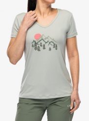 Koszulka z nadrukiem damska CMP Missy T-Shirt. Zielone t-shirty damskie CMP, l, bez wzorów, z elastanu, bez kołnierzyka. Za 142.99 zł.