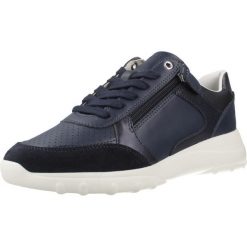 Buty GEOX D ALLENIEE Niebieski. Niebieskie obuwie trekkingowe damskie Geox. Za 365.99 zł.