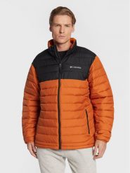 Columbia Kurtka zimowa Powder Lite 1698001 Pomarańczowy Regular Fit. Brązowe kurtki męskie Columbia, na zimę, m, bez wzorów, z syntetyku, bez kaptura. Za 349.99 zł.