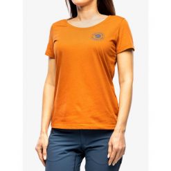 Koszulka bawełniana damska Fjallraven 1960 Logo T-shirt. Brązowe bluzki sportowe damskie Fjällräven, bez wzorów, z bawełny, bez ramiączek. Za 156.99 zł.