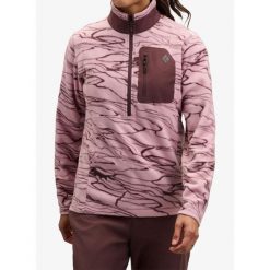 Bluza wspinaczkowa damska Black Diamond Lightweight HZ Poly Fleece. Czerwone bluzy bez kaptura damskie Black Diamond. Za 346.49 zł.