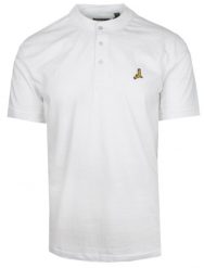 T-Shirt z Dekoltem na Guziki - Brave Soul - Biały. Białe t-shirty męskie Brave Soul, na lato, m, bez wzorów, z bawełny, bez kołnierzyka. Za 59.00 zł.