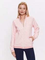 Guess Bluza Aggie V3YQ00 KB212 Różowy Regular Fit. Czerwone bluzy bez kaptura damskie Guess, s, z syntetyku. Za 239.99 zł.