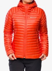 Kurtka puchowa damska Montane Anti-Freeze Lite Hoodie. Czerwone kurtki damskie Montane, m, bez wzorów, z puchu, bez kaptura. Za 881.95 zł.
