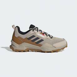 Buty turystyczne Terrex AX4. Brązowe buty trekkingowe męskie Adidas, z materiału, bez zapięcia, trekkingowe, adidas terrex. Za 479.00 zł.