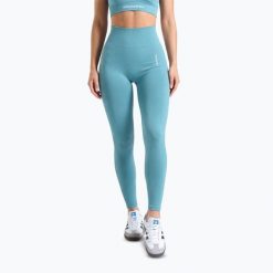 Legginsy treningowe damskie Carpatree Allure Seamless. Niebieskie legginsy damskie Carpatree, l, bez wzorów, z elastanu. Za 269.99 zł.