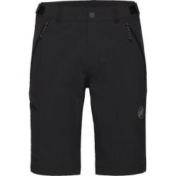 Spodenki turystyczne męskie Mammut Runbold IV Shorts. Czarne szorty męskie Mammut, bez wzorów, sportowe. Za 450.99 zł.