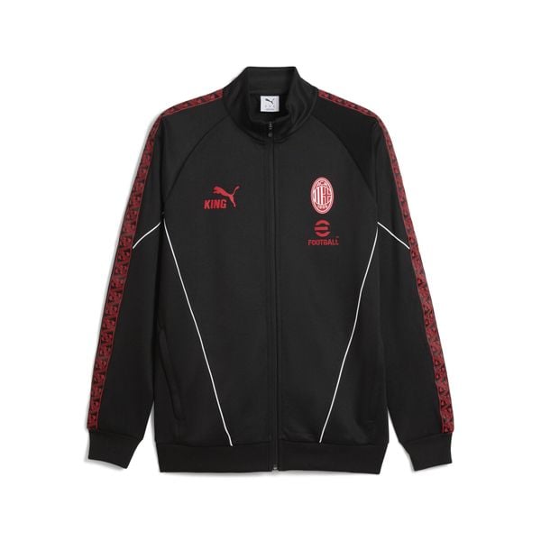 Męska kurtka AC Milan KING Anthem PUMA. Czarne kurtki treningowe męskie Puma, m, bez wzorów, do biegania. Za 389.00 zł.