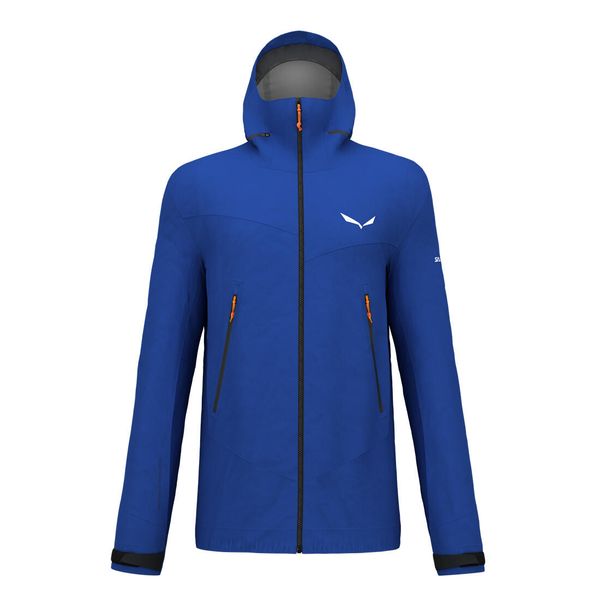 Kurtka Sportowa Męska Salewa Ortles Gtx 3L. Niebieskie kurtki treningowe męskie Salewa, l, bez wzorów, z gore-texu, trekkingowe, gore-tex. Za 1,789.99 zł.