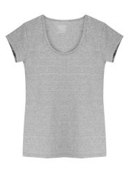 Claesens Koszulka w kolorze szarym rozmiar: M. Szare bluzki damskie Claesens, m, bez wzorów, z bawełny, bez kołnierzyka. Za 61.02 zł.