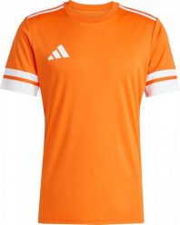 Koszulka adidas Squadra25. Białe t-shirty sportowe męskie Adidas, m, z materiału, bez ramiączek, do piłki nożnej. Za 73.99 zł.
