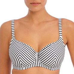 Damski top do kostiumu kąpielowego Freya Jewel cove. Białe topy sportowe damskie FREYA ACTIVE, na jesień, bez wzorów, bez ramiączek. Za 273.50 zł.