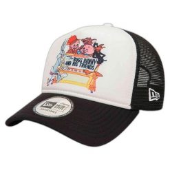 Czapka z daszkiem New Era Bugs Bunny and Friends Trucker 60565412. Czarne czapki męskie New Era, bez wzorów. Za 125.00 zł.