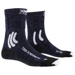 Skarpety damskie trekkingowe X-Socks Trek X Merino 4.0. Białe skarpetki damskie XBIONIC, bez wzorów, z wełny. W wyprzedaży za 140.00 zł.