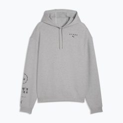 Bluza męska Under Armour Rival LW Hoodie /. Szare bluzy sportowe męskie Puma, bez wzorów, z materiału, sportowe, bez kołnierzyka, bez ramiączek. Za 279.99 zł.