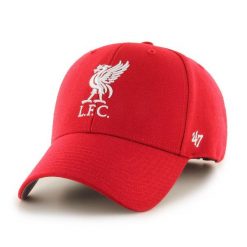 Czapka z daszkiem 47 Brand EPL Liverpool F.C. czerwona EPL-MVP04WBV-RDB. Czerwone czapki męskie 47 Brand, bez wzorów. Za 98.00 zł.
