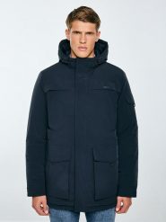 BIG STAR Kurtka zimowa w kolorze granatowym rozmiar: 3XL. Niebieskie kurtki męskie Big Star, na zimę, xl, bez wzorów, retro, bez kaptura. Za 299.99 zł.