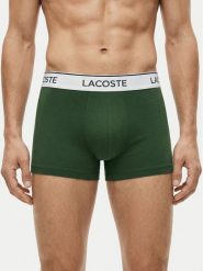 Lacoste Komplet bokserek 5H9002 Zielony. Zielone bokserki męskie Lacoste, bez wzorów, z bawełny. Za 179.99 zł.