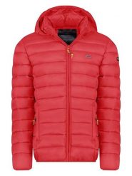 Geographical Norway Kurtka pikowana "Amigolor" w kolorze czerwonym rozmiar: S. Czerwone kurtki męskie Geographical Norway, s, bez wzorów, bez kaptura. Za 114.17 zł.