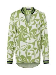 Franco Callegari Bluzka damska tunika Kobiety wiskoza wielokolorowy|zielony wzorzysty, 38. Zielone tuniki damskie Franco Callegari, bez wzorów, z wiskozy, eleganckie, bez kołnierzyka, bez ramiączek. Za 229.95 zł.