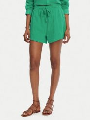 Seafolly Szorty materiałowe Crinkle 55429-SH Zielony Regular Fit. Zielone szorty damskie Seafolly, bez wzorów, z bawełny. Za 279.99 zł.