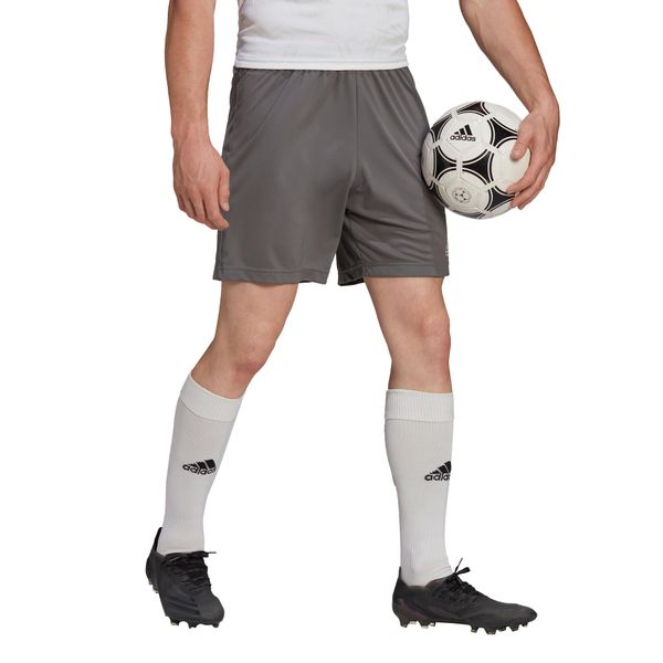 Szorty Addidas Entrada 22. Białe szorty męskie Adidas, z poliesteru, bez kołnierzyka. Za 54.99 zł.