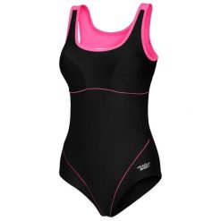 Strój jednoczęściowy pływacki damski Aqua Speed Cora. Czarne stroje jednoczęściowe damskie Aqua-Speed, s, bez wzorów. Za 119.99 zł.
