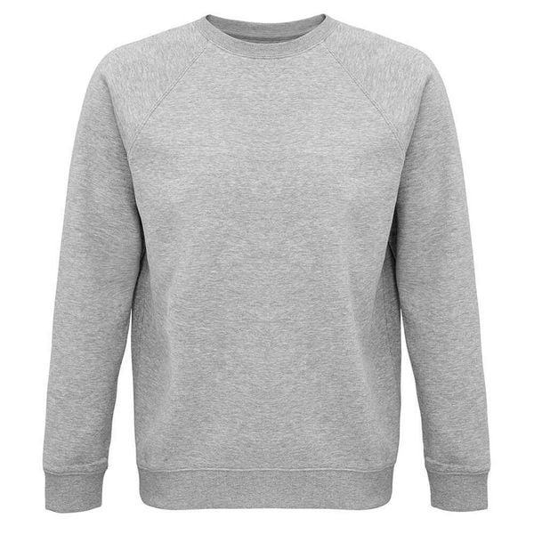 Bluza Unisex Space Melange Dla Dorosłych. Szare bluzy sportowe damskie SOL'S, m, bez wzorów, z bawełny, bez ramiączek, długie, z kapturem. Za 116.99 zł.