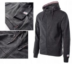 Bluza dresowa dla mężczyzn Hi-tec Sabarin. Czarne bluzy z kapturem męskie Hi-tec, m, z bawełny. Za 182.99 zł.