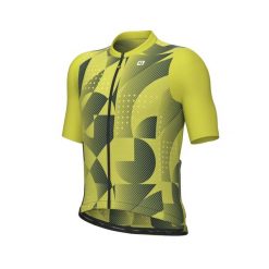 Koszulka rowerowa męska Alé Cycling Solid Enjoy. Żółte t-shirty sportowe męskie ALÉ CYCLING, l, bez ramiączek, rowerowe. Za 404.99 zł.