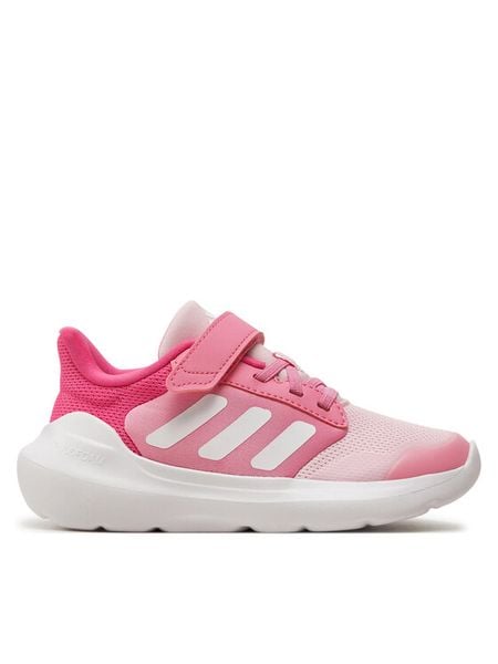 Adidas Sneakersy Tensaur Run 3.0 El C IE5990 Różowy. Czerwone buty sportowe dziewczęce Adidas, bez wzorów, ze skóry, bez zapięcia. Za 129.99 zł.