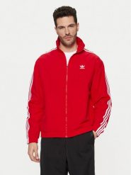 Adidas Bluza adicolor Firebird IT2495 Czerwony Loose Fit. Czerwone bluzy bez kaptura męskie Adidas, m, z syntetyku. Za 239.99 zł.