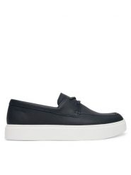 Calvin Klein Półbuty Hybrid Clean Boat Shoe Lth HM0HM02233 Granatowy. Niebieskie półbuty męskie CALVIN KLEIN, ze skóry, bez zapięcia. Za 649.99 zł.