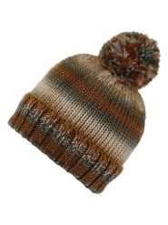 Regatta Czapka "Frosty Hat VI" w kolorze niebiesko-brązowo-kremowym rozmiar: onesize. Brązowe czapki zimowe damskie Regatta, ze splotem. Za 88.02 zł.