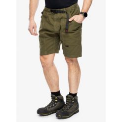 Spodenki turystyczne Gramicci Gadget Short. Zielone szorty męskie Gramicci, bez kołnierzyka. Za 371.99 zł.