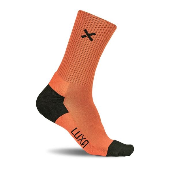 Skarpetki Rowerowe Ocieplane Jesienno-wiosenne LUXA Mist. Czerwone skarpetki damskie LUXA, bez wzorów, z elastanu. Za 64.90 zł.