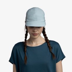 Czapka z daszkiem BUFF 5 PANEL GO CAP SOLID. Żółte czapki męskie Buff, bez wzorów, z elastanu. Za 169.90 zł.